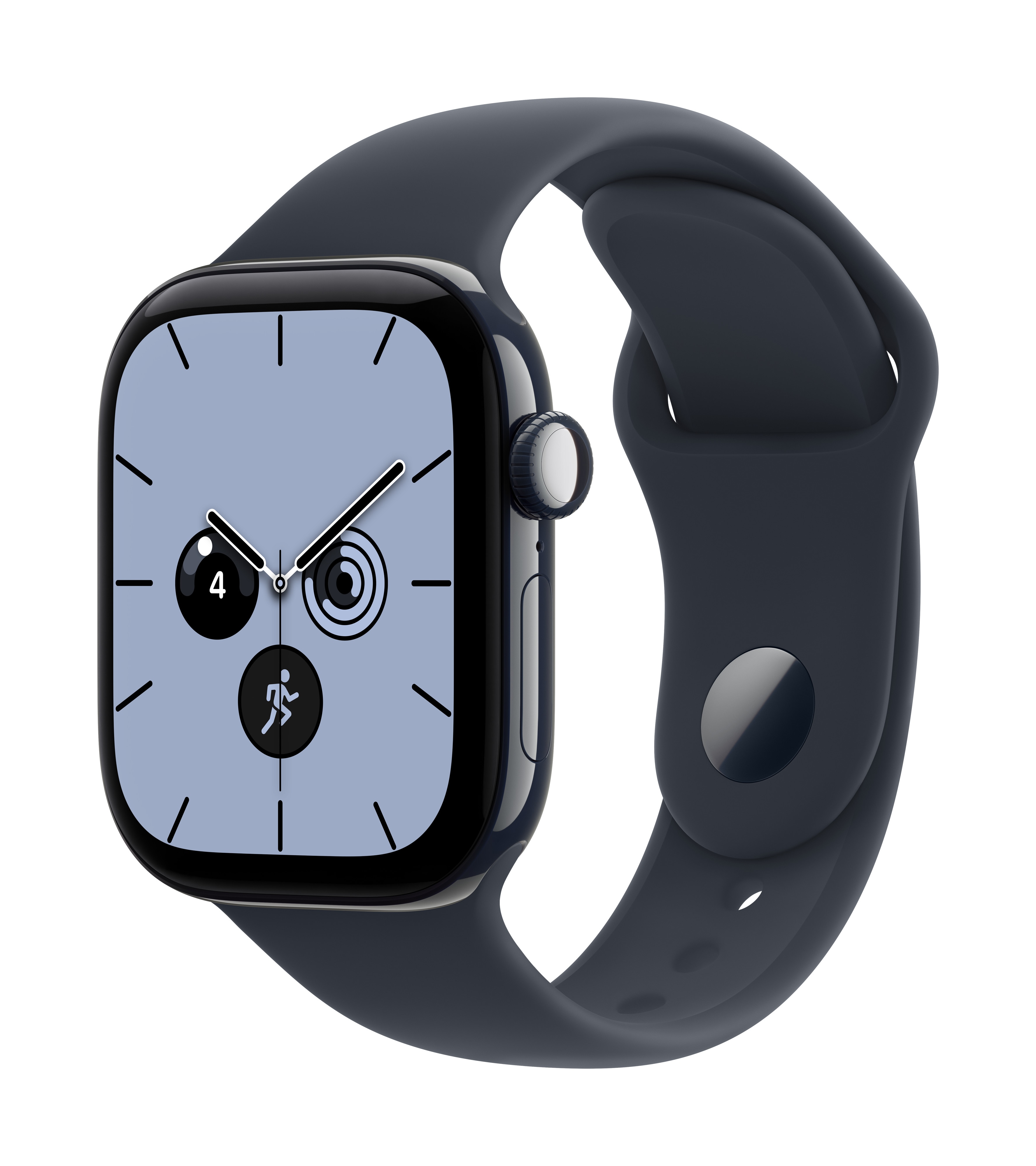 Apple Watch Series 12 GPS + Cellular 42mm Night Blue Ceramic Case with Navy Blue Sport Band - M/L