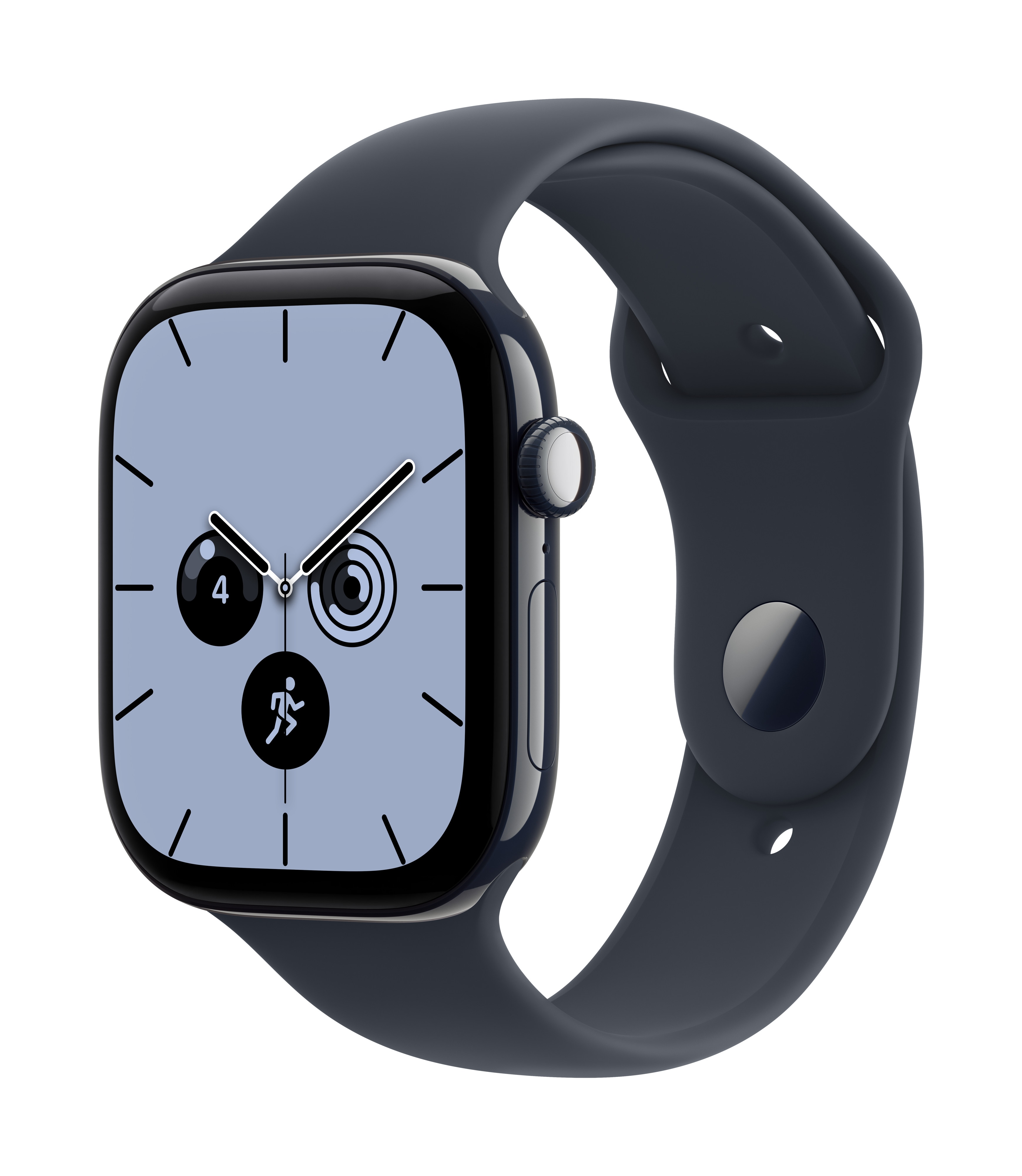 Apple Watch Series 12 GPS + Cellular 46mm Night Blue Ceramic Case with Navy Blue Sport Band - S/M