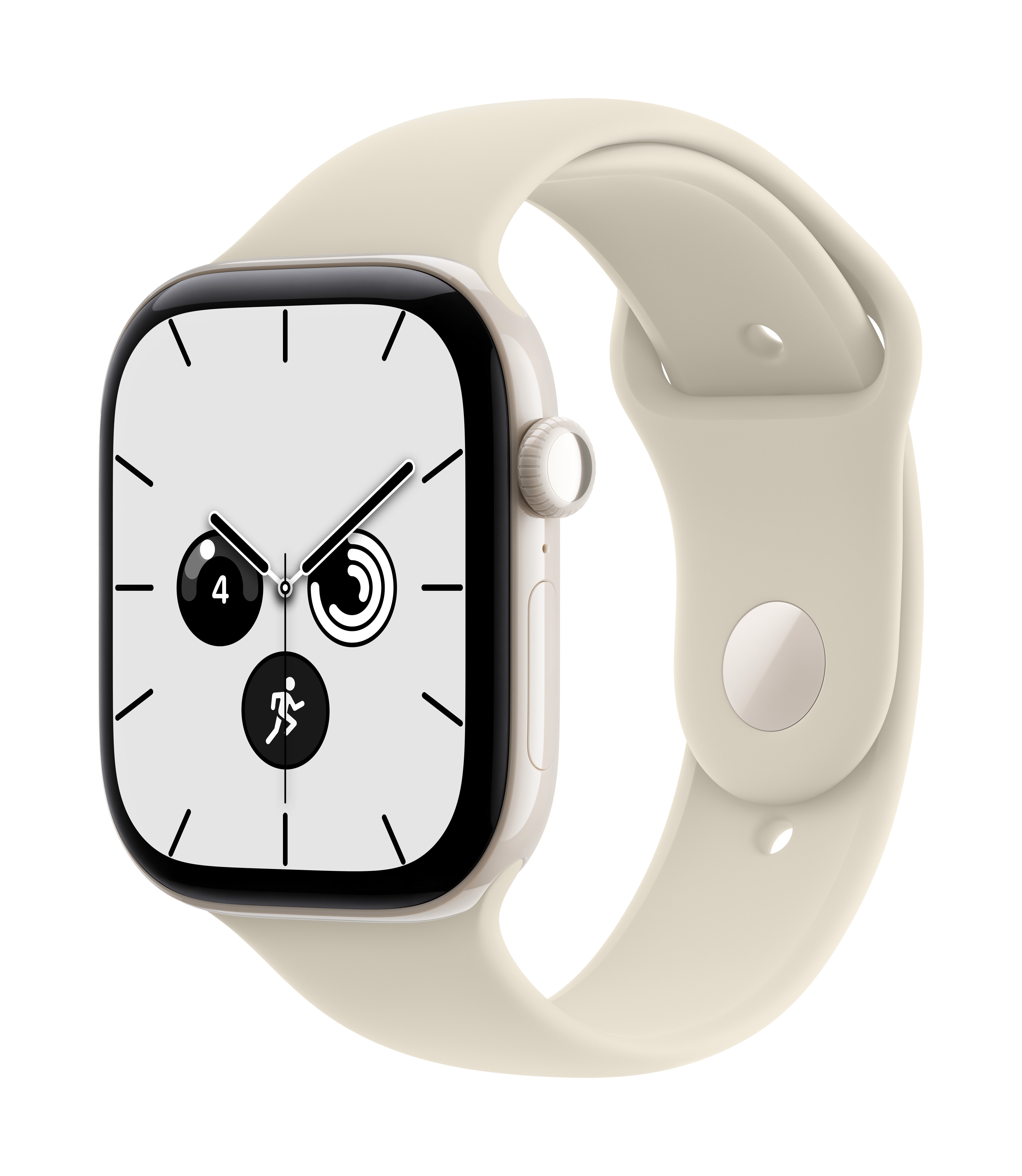Apple Watch Series 12 GPS + Cellular 46mm Pearl White Ceramic Case with Sand Sport Band - M/L