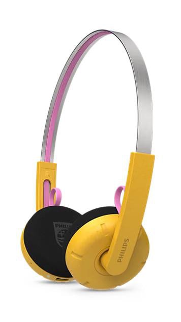 Philips Tams1yl/00 Kabellose Und Kabelgebundene On-Ear Kopfhörer Usb-C Bluetooth Größe 6.0 Gelb