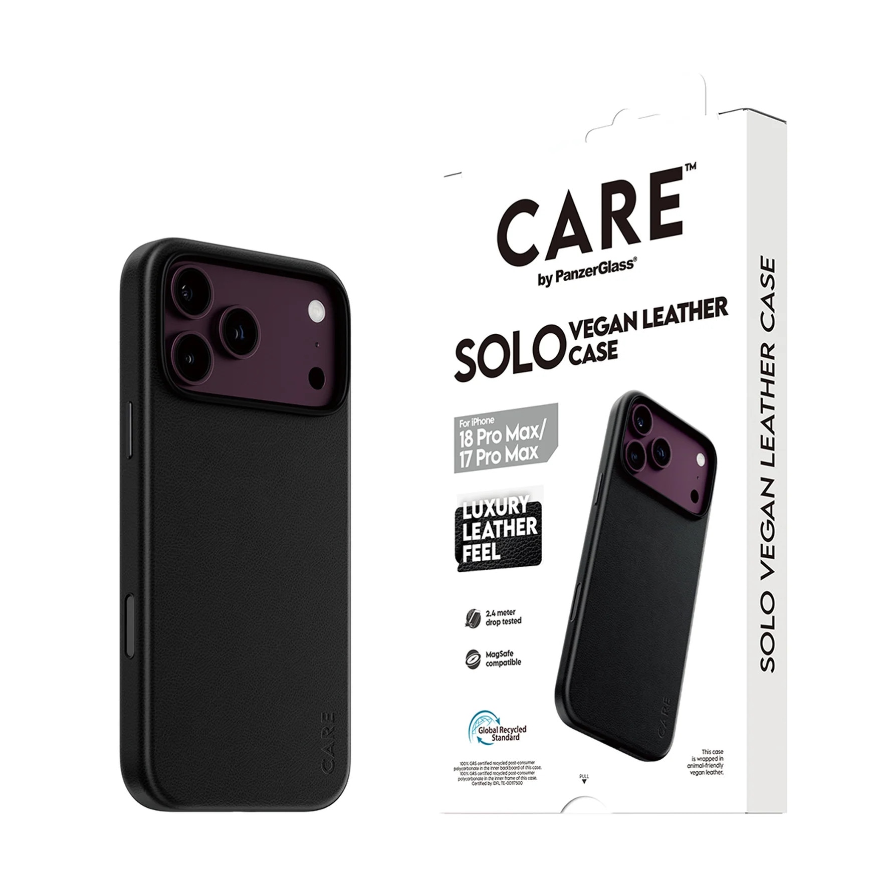 CARE by PanzerGlass Solo Case Black w MagSafe Apple iPhone 18 Pro Max 17 Pro Max - Bild 3