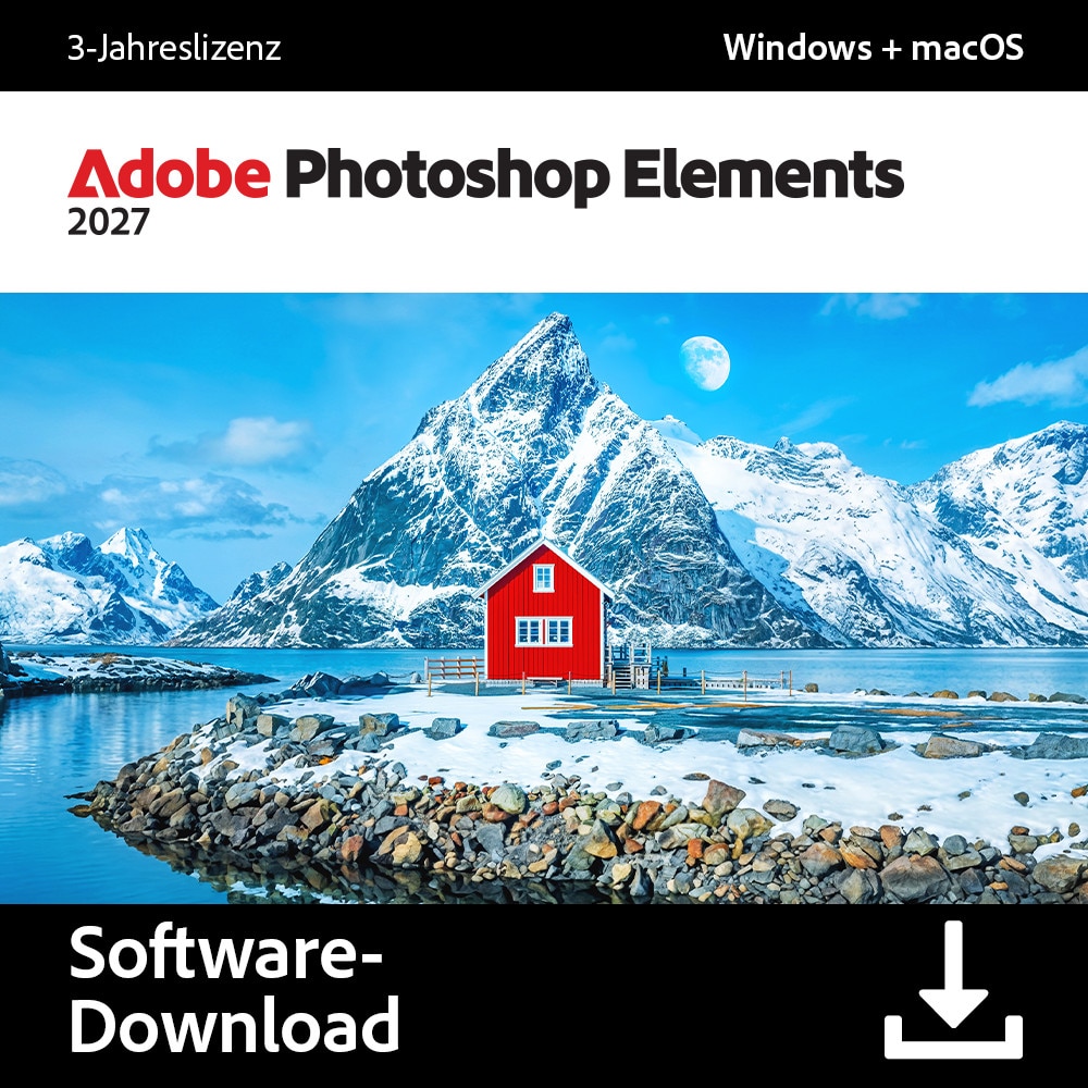 Adobe Photoshop Elements 2027 Jahre Downloadcode Größe 3