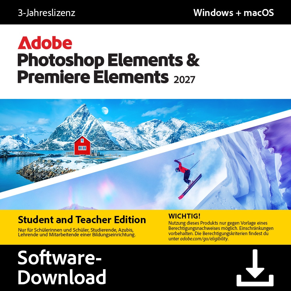 Adobe Photoshop & Premiere Elements 2027 Student für Mac OS & iOS - Bild 3