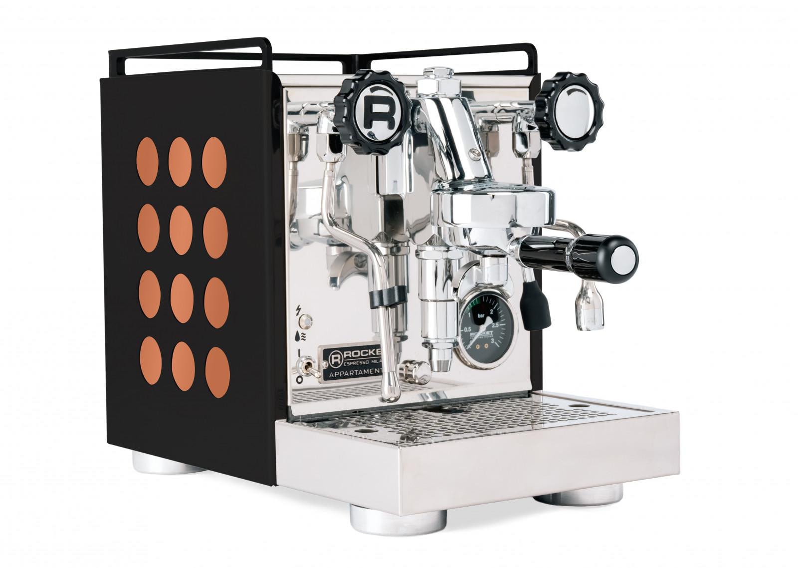 Rocket Espresso Schwarz Appartamento 2.0 Siebträger Espressomaschine - /Kupfer - Bild 2