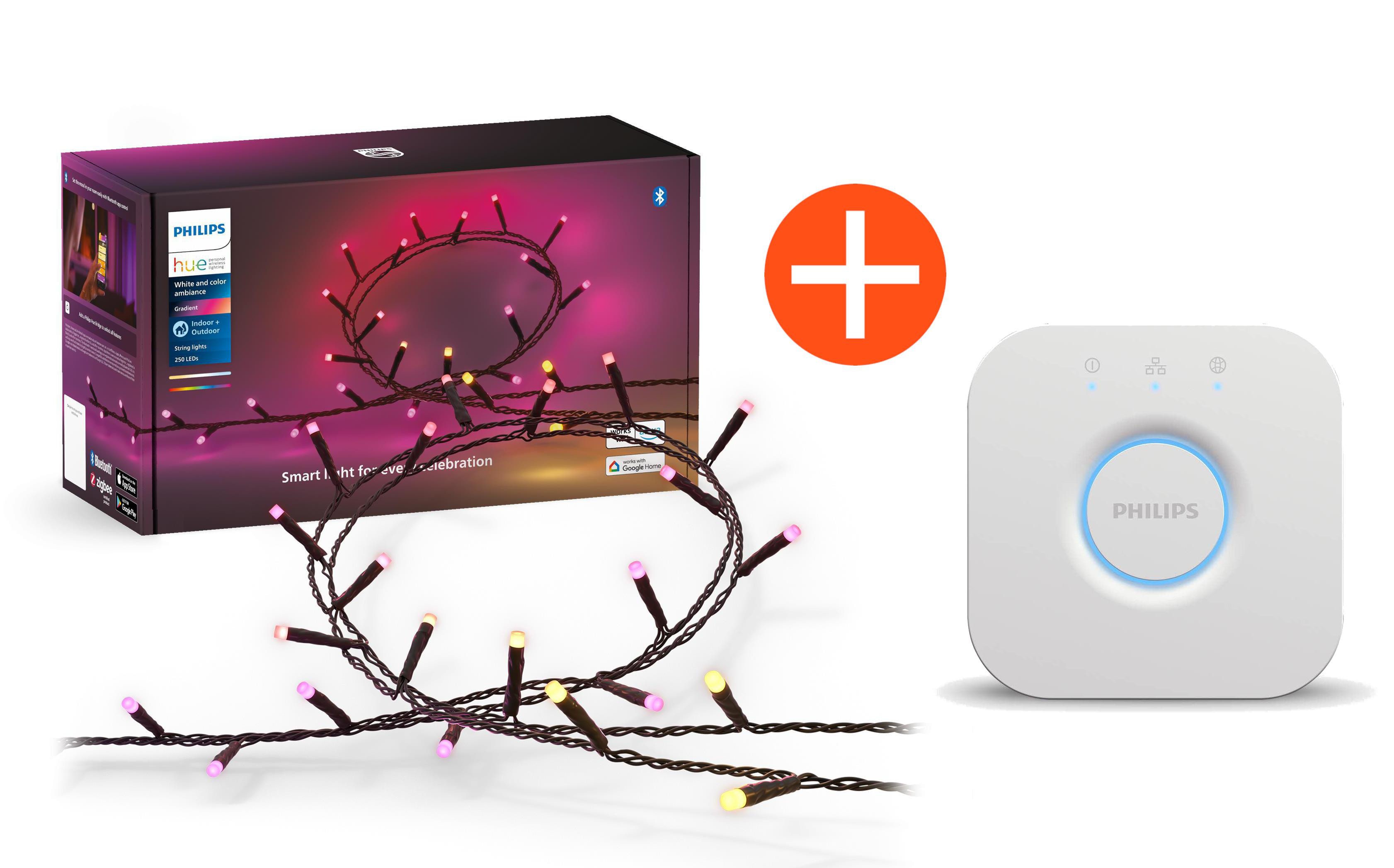 Philips Hue Festavia String Lights 250LEDs + Philips Hue Bridge