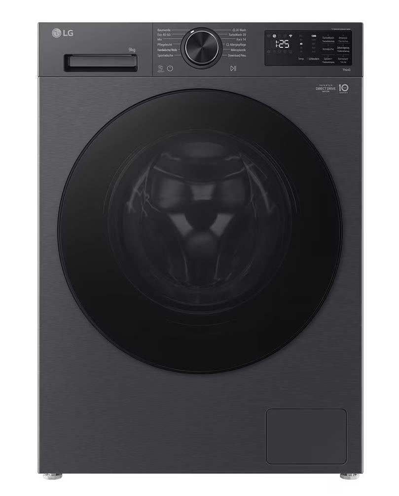 Lg Electronics Lg Serie X7 Waschmaschine (Standgerät) 9 Kg 1200 U/Min. Schwarz F2x7slim9b - Bild 2