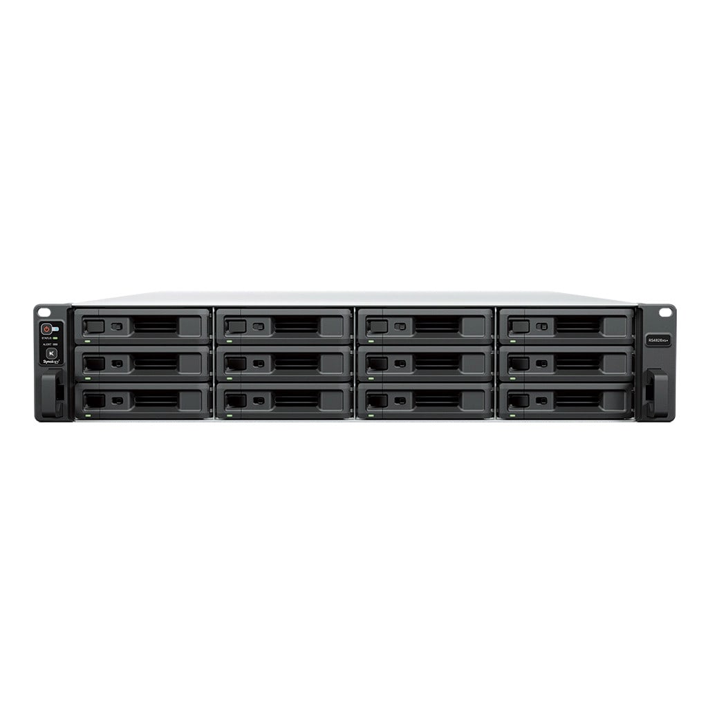 Synology NAS RS4826xs+ 12-Bay Rack-Server Xeon CPU 16GB RAM | 19-Zoll-Formfaktor, Xeon-Prozessor, 16GB Arbeitsspeicher, 12 Einschübe, Rack-NAS - Bild 5