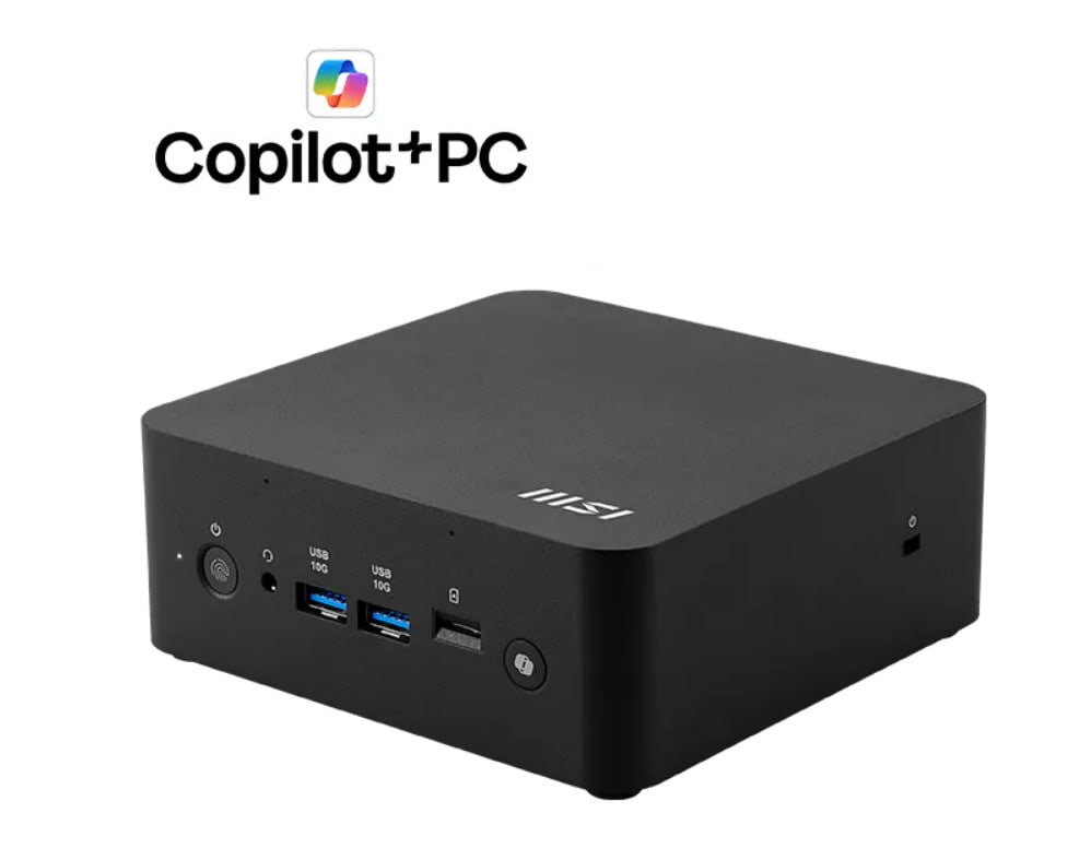 MSI Cubi NUC AI+ (2MG-065AT) Mini PC Intel Core Ultra 5 226V 16GB RAM/512GB SSD Win11 Pro Image