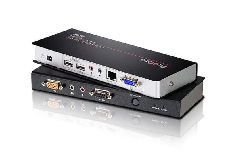 Aten Ce770 Usb-Vga/Audio-Cat-5-Kvm-Extender Mit Entzerrung Größe 1