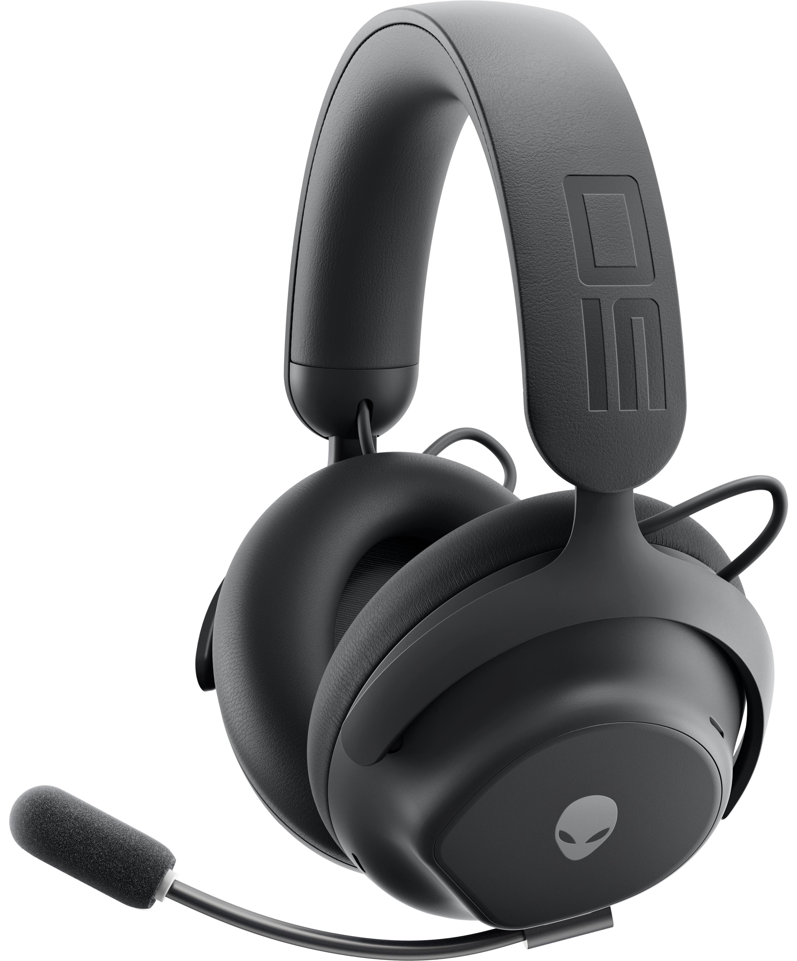 Alienware Pro Wireless Gaming Headset | 2,4 Ghz & Bluetooth | Anc | 50 Mm Graphen-Treiber | Größe 2.4 Schwarz