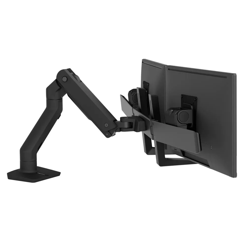 ERGOTRON HX Monitor Arm für zwei Monitore Tischhalterung, schwarz kaufen