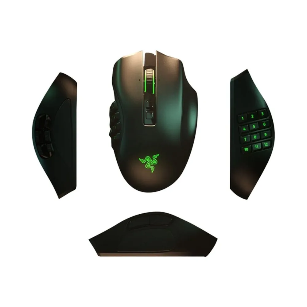 Razer Naga Pro Wireless Gaming Mouse with Swappable Side Plates