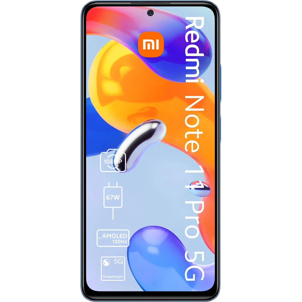 Xiaomi Redmi Note 11 Pro 5G Google Android Smartphone in blue with 128 GB  storage Buy
