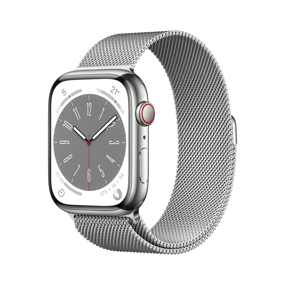 Apple Watch Series 8 GPS + Cellular 45mm Silver Stainless Steel 