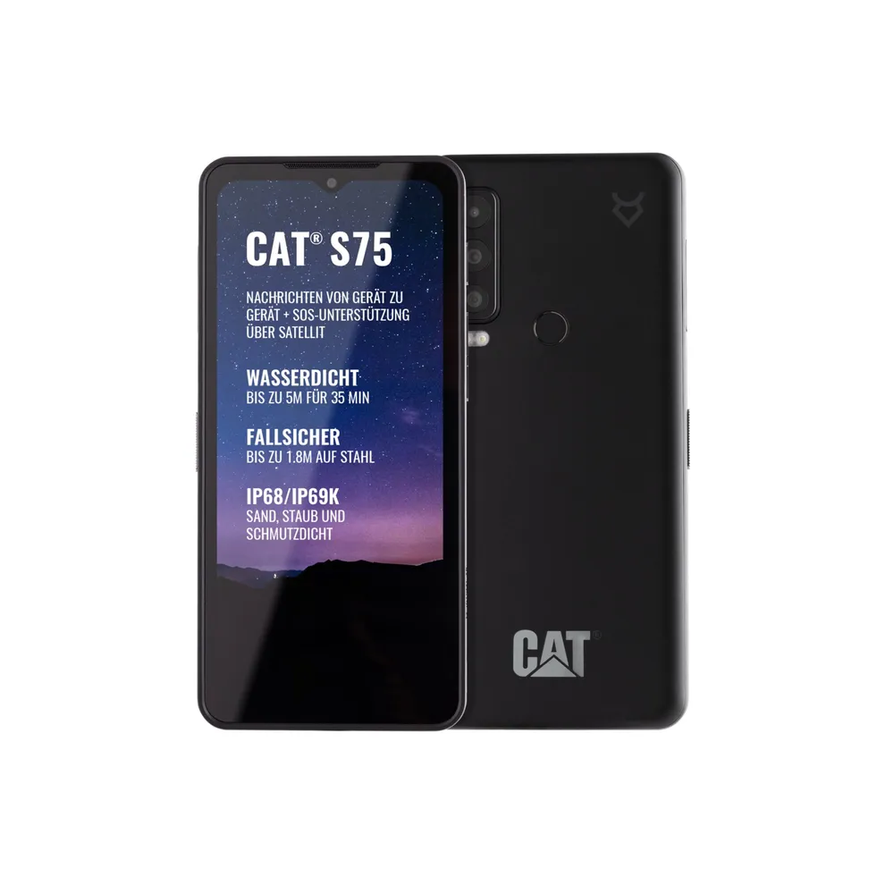 CAT S75 Dual Sim Android™ Smartphone in schwarz mit 128 GB Speicher kaufen
