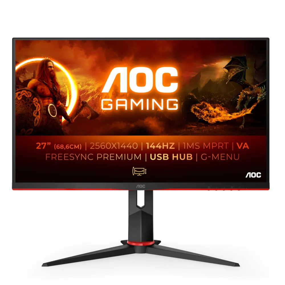 aoc gaming q27g2u bk