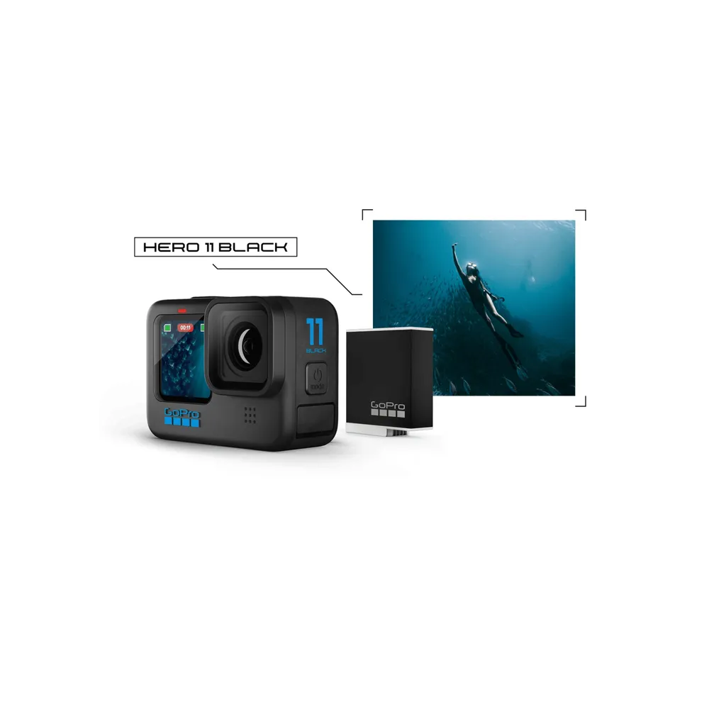GoPro Hero 11 Black 5,3K60/4K120-Action Cam wasserdicht 