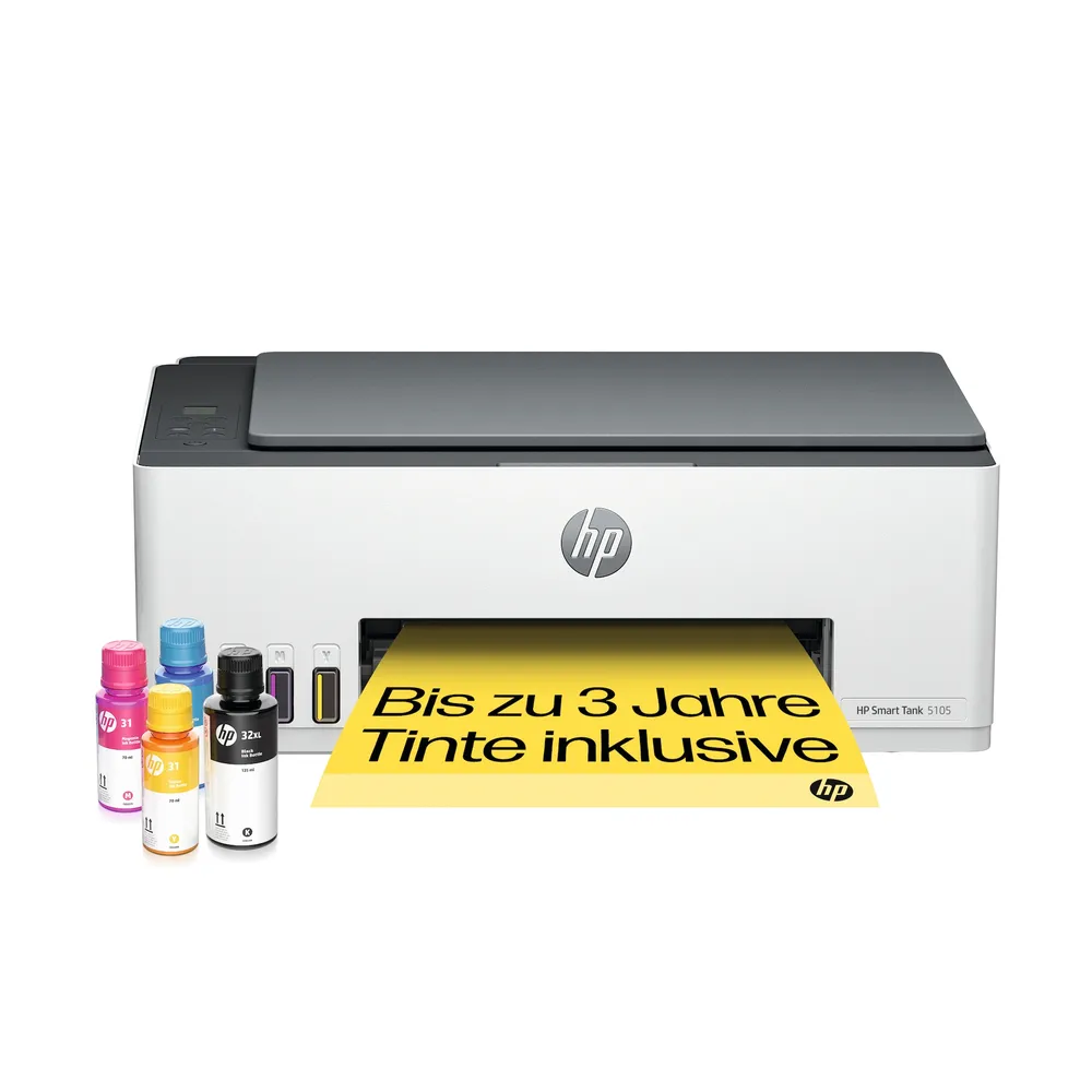 HP Smart Tank 5105 Multifunktionsdrucker Scanner Kopierer USB WLAN 
