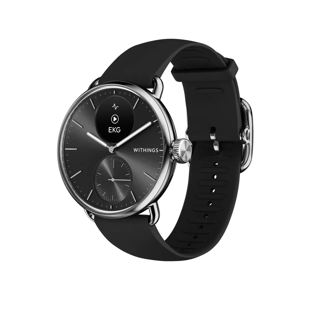 Withings ScanWatch 38mm schwarz EKG, Blutsauerstoffgehalt