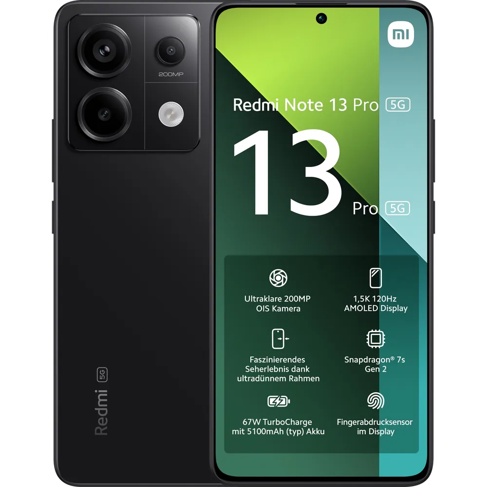 未使用Xiaomi Redmi Note 13 Pro 5G 8/256GB 黒 Redmi Xiaomi Note 13 Pro Plus Dual Sim 8GB RAM 256GB 5G 黒