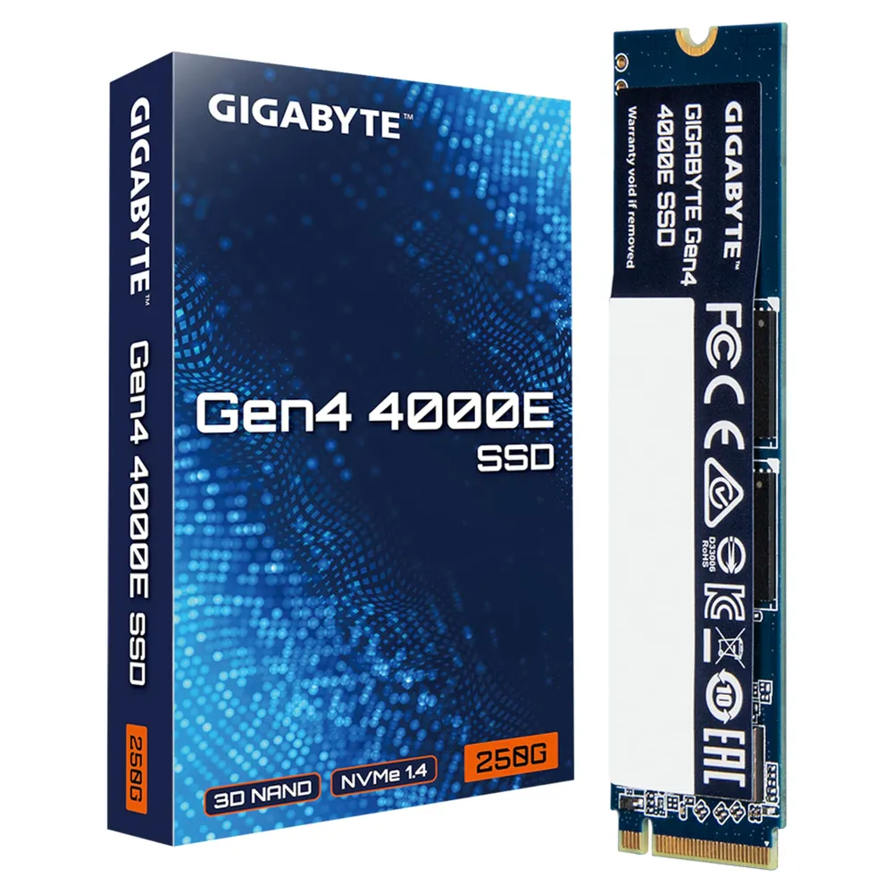 GIGABYTE Gen4 4000E SSD M.2 2280 NVMe 250GB Buy
