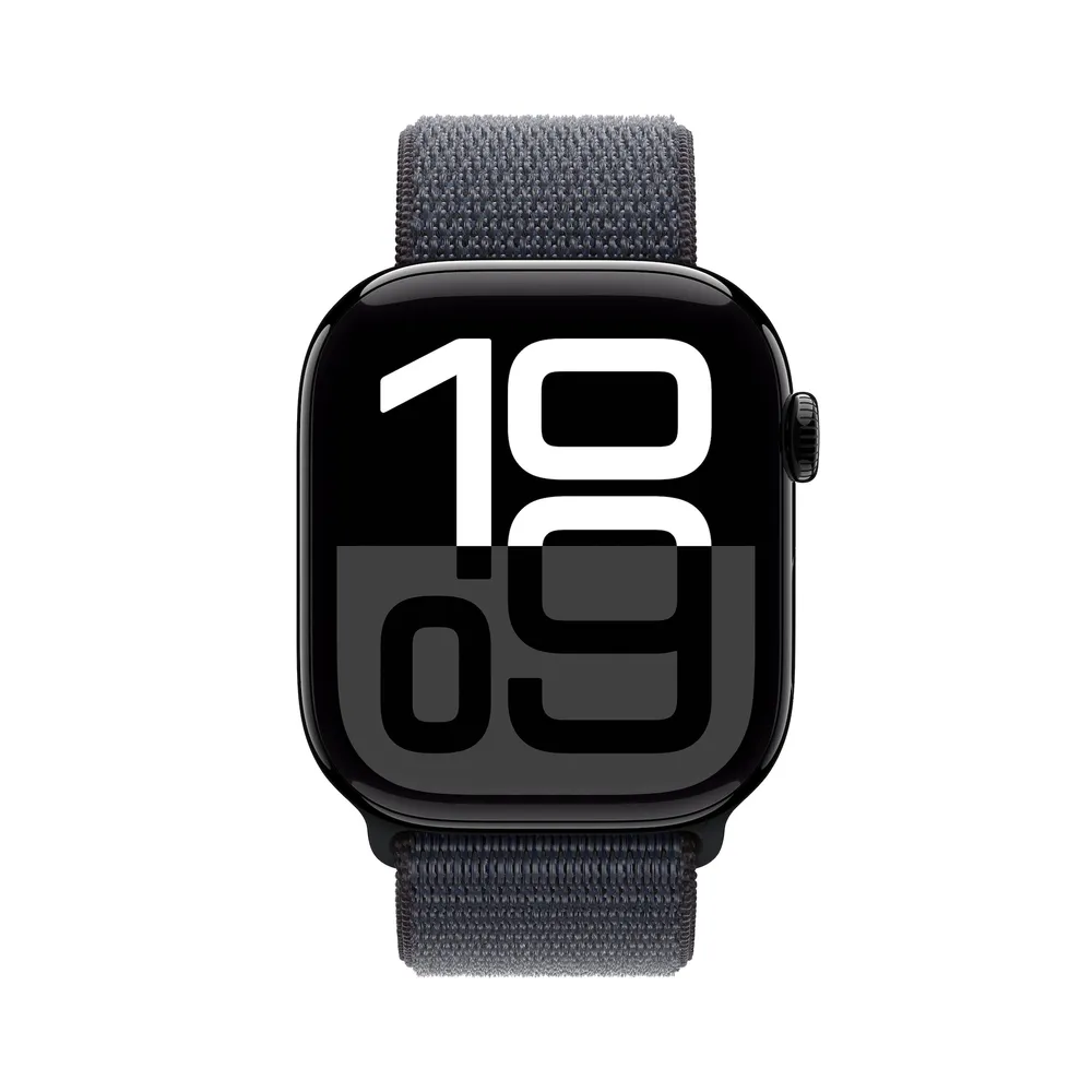 Apple Watch Series 10 LTE 46mm Jet Black Aluminiumgehause mit Ink Sport Loop kaufen