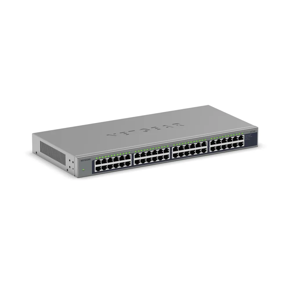 NETGEAR 48PT GIGE UNMANAGED RACKMOUNT SWCH Buy