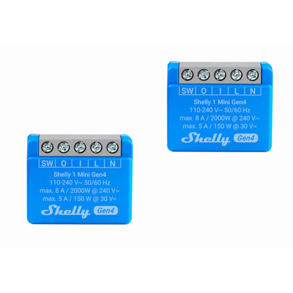 Shelly 1PM Gen4 Unterputz Relais max 16A 1 Kanal WLAN, Matter ...