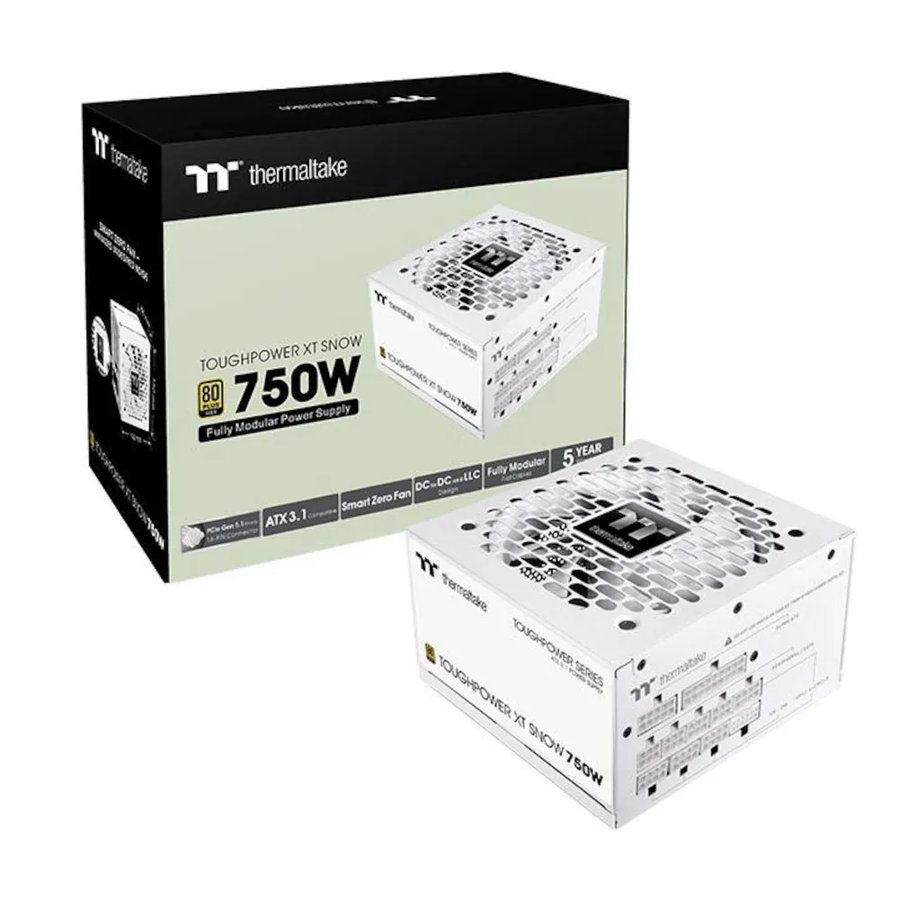 Thermaltake toughpower xt snow 750w 80plus gold atx3. 1 buy