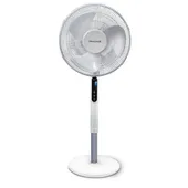 Honeywell HSF600WE4 QuietSet weiß Standventilator, geräuscharm, Timer-Funktion