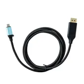 i-tec C31CBLDP60HZ USB-C Displayport-Kabel 1.50 m schwarz