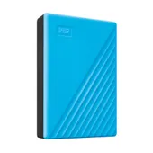 WD My Passport 4 TB 2.5 Zoll USB 3.0 Micro-B (5Gb/​s) Blau externe Festplatte HDD 4TB blau