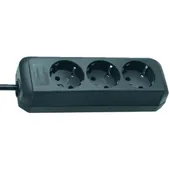 Brennenstuhl Eco-Line Steckdosenleiste 3-fach 1,5m schwarz