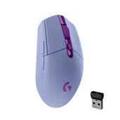 Logitech G305 LIGHTSPEED Gaming-Maus Lila kabellos (Funk) für Rechtshänder