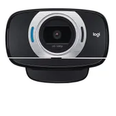 Logitech HD Webcam C615 schwarz, Faltbar für unterwegs
