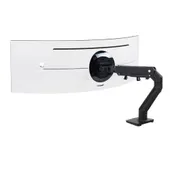 Ergotron HX Monitor Tisch Schwenkarm mit HD Gelenk bis 49 Zoll LCD schwarz