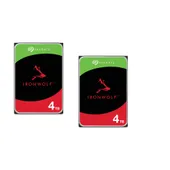 Seagate 2er Set IronWolf NAS HDD ST4000VN006 8TB - 2x4 TB 3,5 Zoll SATA 6 Gbit/s CMR