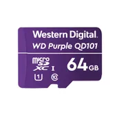 WD Purple SC QD101 64 GB Ultra Endurance microSD Speicherkarte (Class 10, U1) 64GB