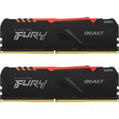 16GB (2x8GB) KINGSTON FURY Beast RGB DDR4-3200 CL16 RAM Arbeitsspeicher Kit RAM
