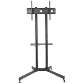 Techly TV Wagen für LCD LED TV 30"-65", mit Ablage