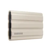 Samsung Portable SSD T7 Shield 2 TB USB-C 3.1 (10Gb/​s) Beige externe Festplatte SSD