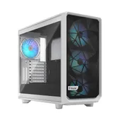Fractal Design Meshify 2 Gaming PC Gehäuse Midi-Tower Weiß gedämmt Seitenfenster