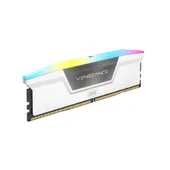 32GB (2x16GB) CORSAIR VENGEANCE RGB DDR5-6200 RAM Arbeitsspeicher Kit White RAM multicoloured illumination