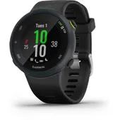 Garmin Forerunner 45s schwarz/schwarz mit Silikon-Armband 18mm schwarz