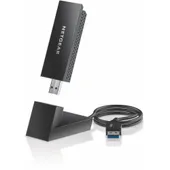 Netgear A8000-100PES Nighthawk USB 3.0 Adapter AX3000, WiFi 6E, MU-MIMO, inklusive Cradle