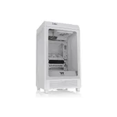 Thermaltake The Tower 200 Gaming PC Gehäuse Mini-ITX Weiß Seitenfenster
