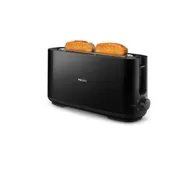 Philips HD2590/90 Daily Collection Toaster – lange Toastkammer, schwarz