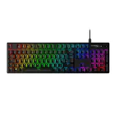 HyperX Alloy Origins Red RGB Gaming Tastatur kabelgebunden, Schwarz