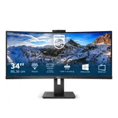Philips P-Line 346P1CRH 34 Zoll UWQHD Curved VA LED 21:9 100 Hz Monitor 86.4 cm (34") UWQHD Monitor