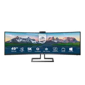 Philips P-Line 499P9H 49 Zoll DQHD Curved VA LED 32:9 60 Hz Monitor 124.0 cm (48.8") Dual QHD Monitor